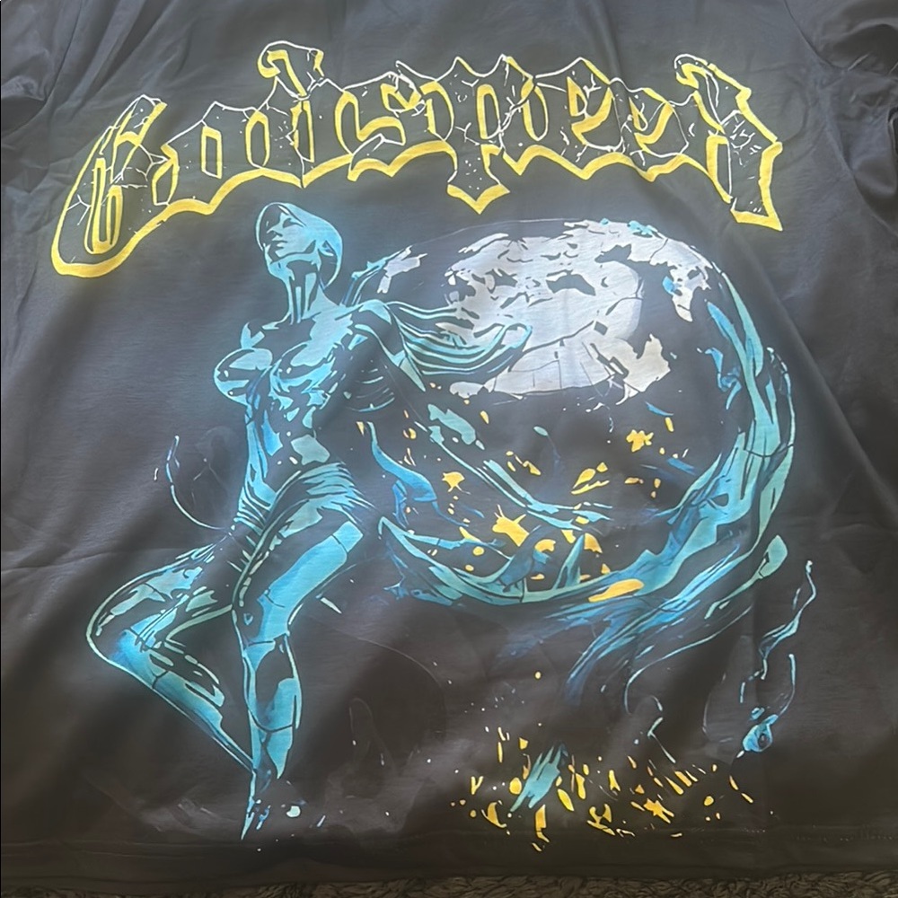 Godspeed L black and blue vintage T shirt